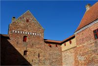 Anblick der Burg von der Wallanlage