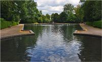 Wasserspiele im Franz&ouml;sichen Garten