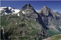 Bergspitzen Bispen und Kongen